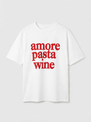 T-shirt Amore Pasta Wine
