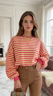 T-shirt à rayures élégant