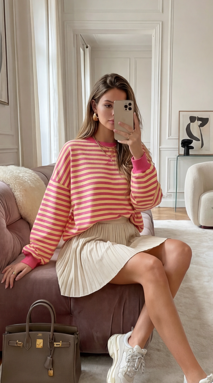 T-shirt à rayures élégant