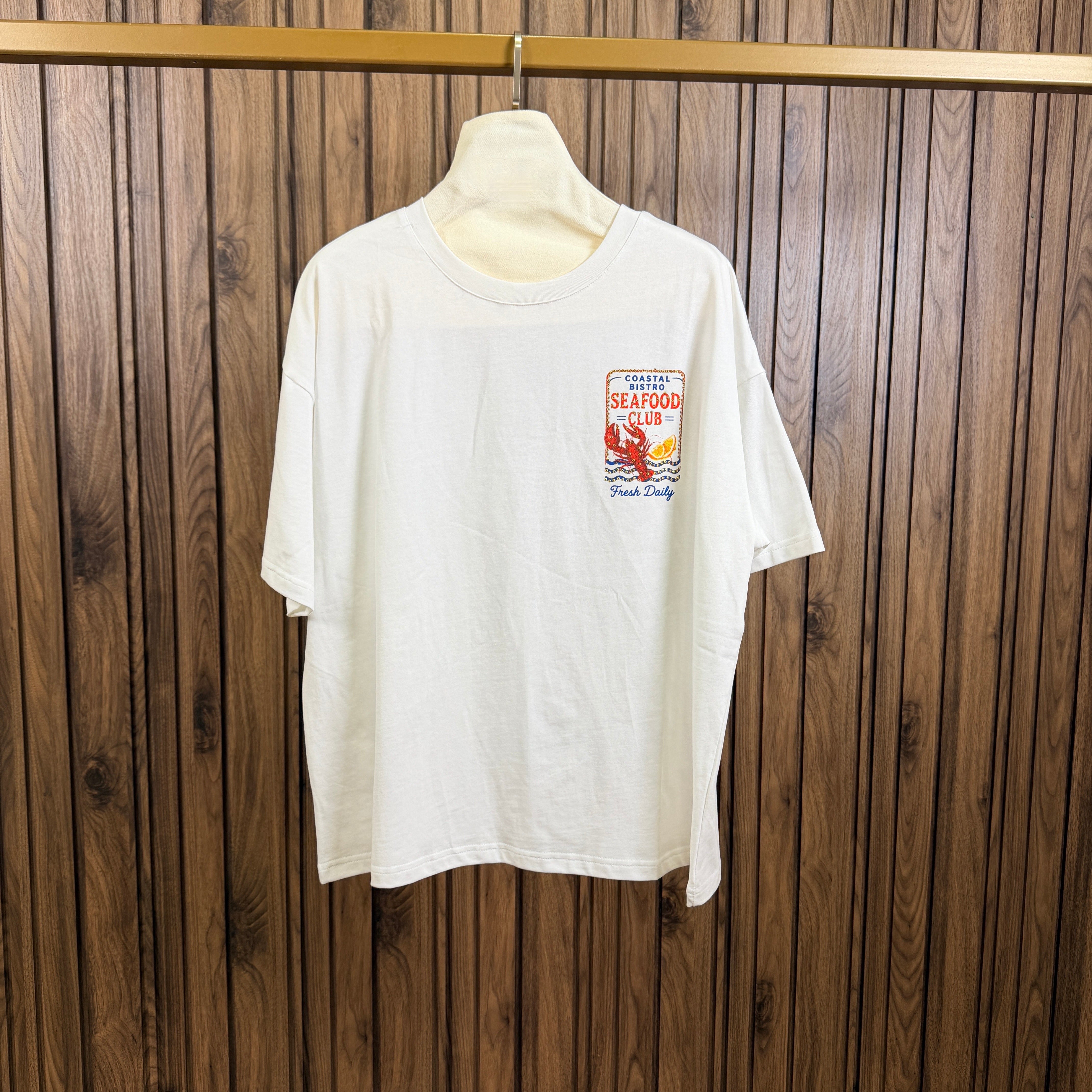 T-shirt Homard a strass