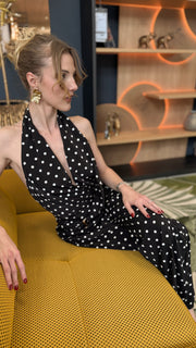 Combinaison pantalon à pois