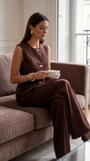 Blazer sans manches élégant