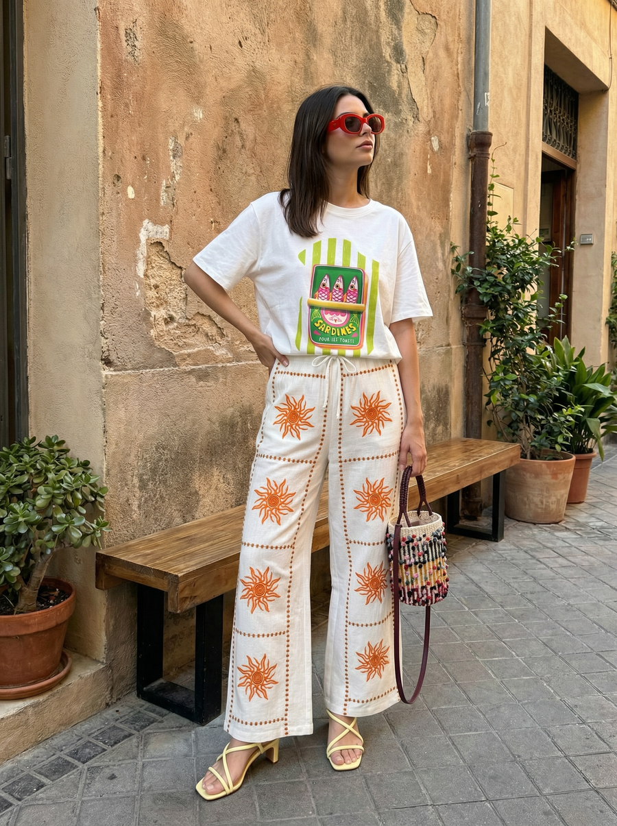 Pantalon Nina Blanc