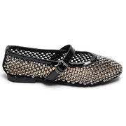 Ballerines résille strass