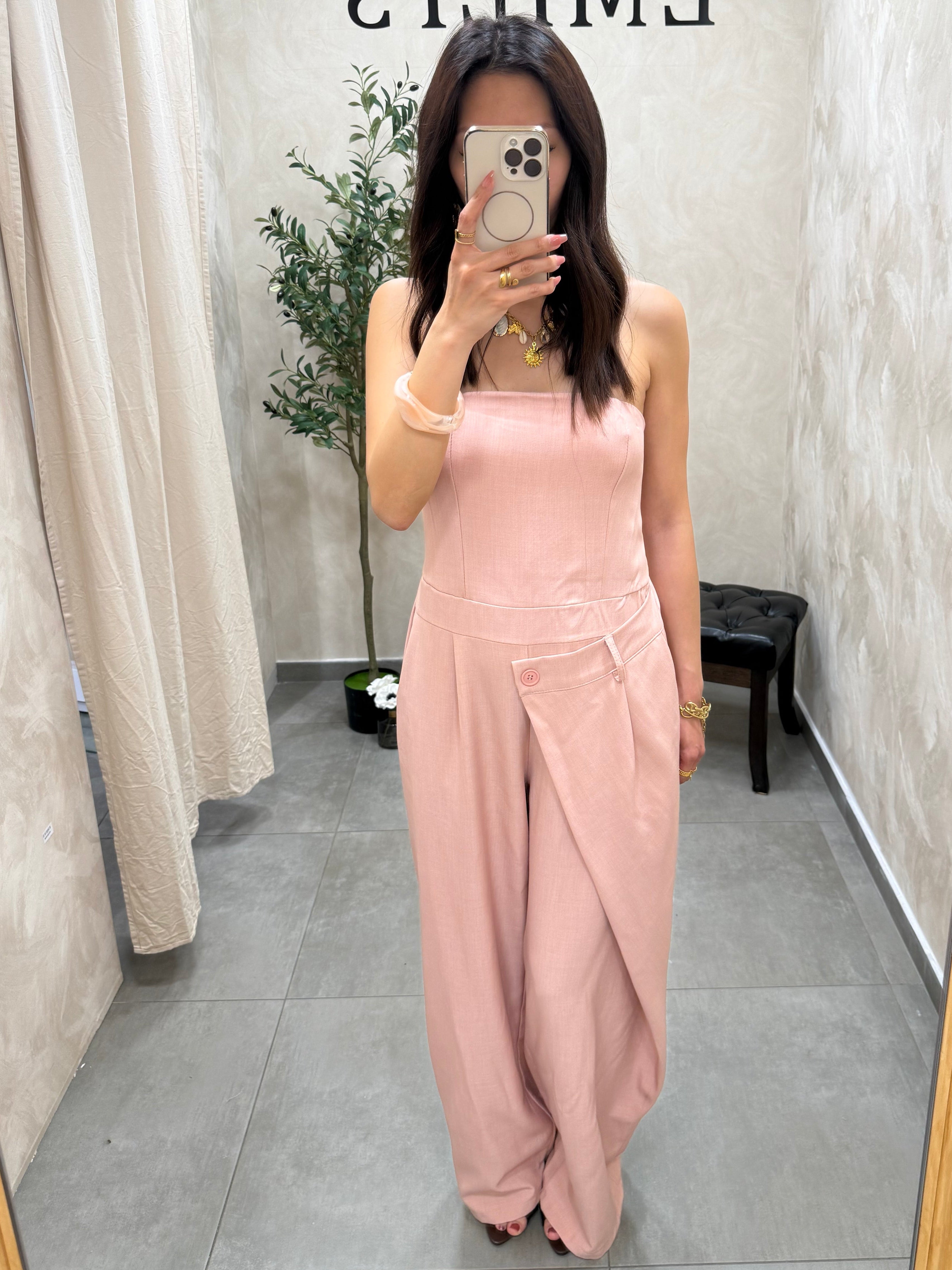 Combinaison pantalon rose