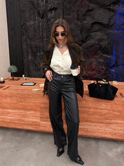 Pantalon en Simili Cuir