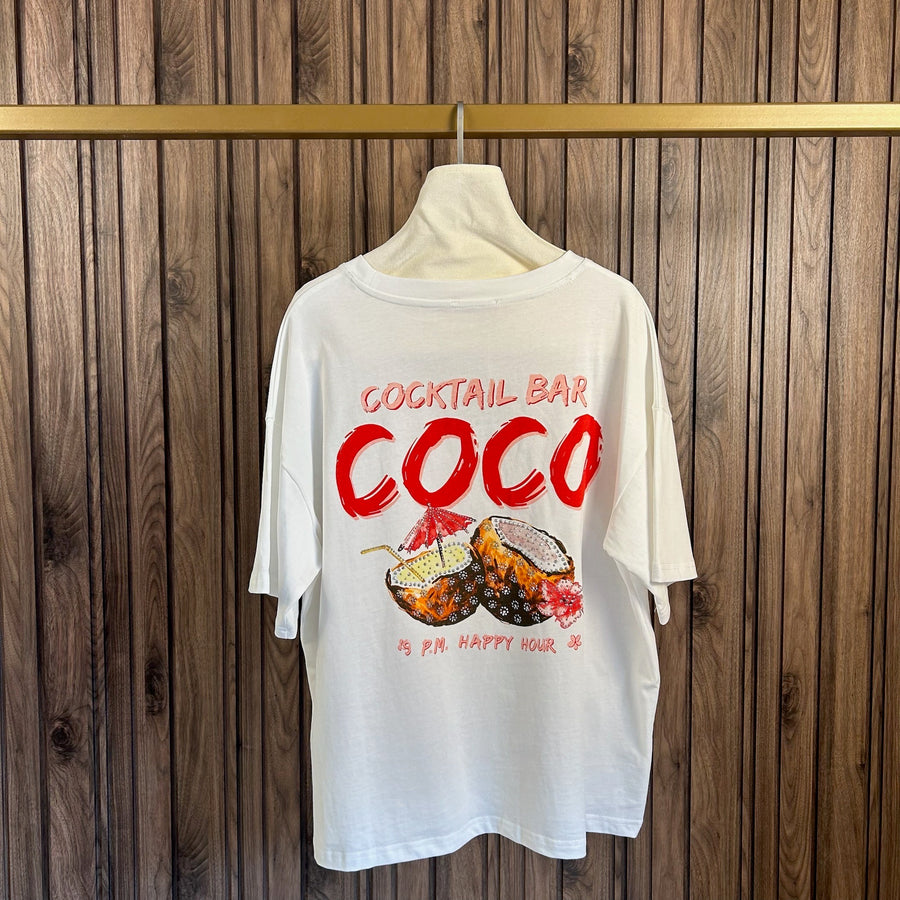 T-shirt COCO en Strass