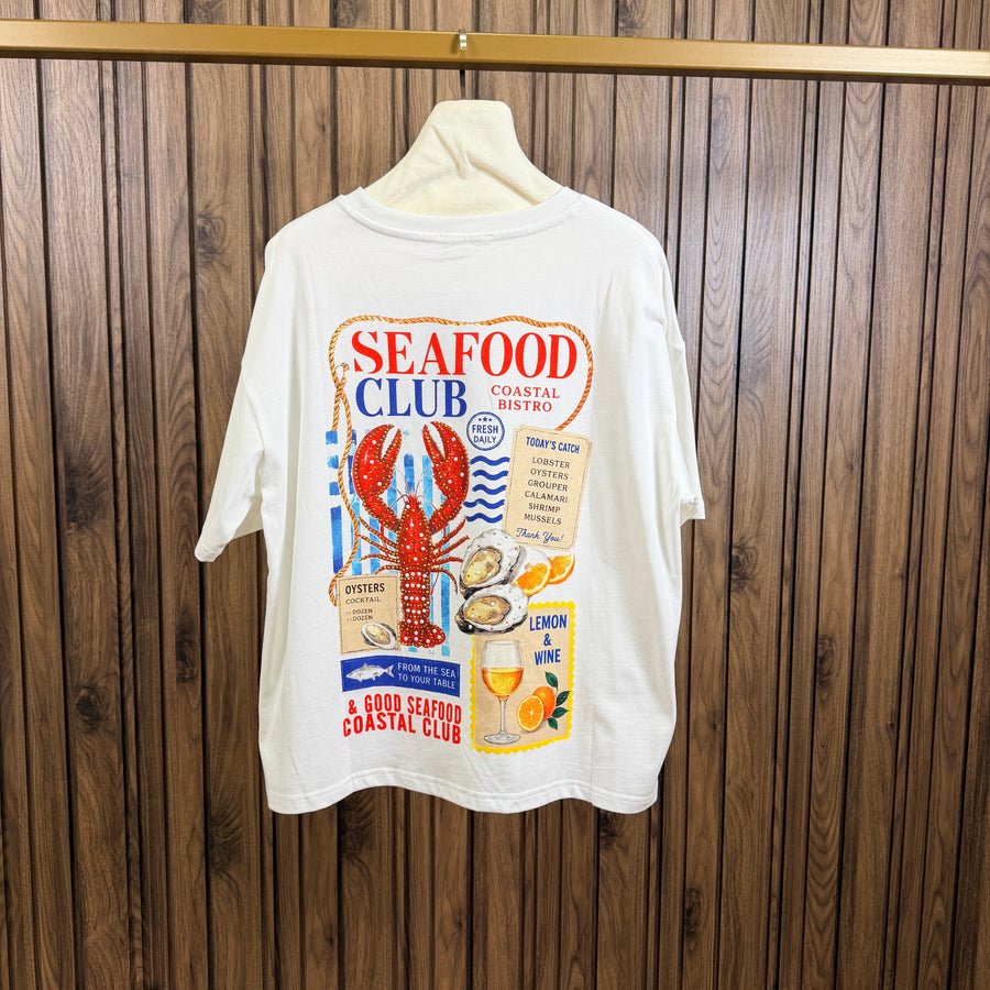T-shirt Homard a strass