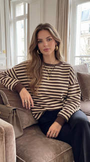 T-shirt à rayures élégant