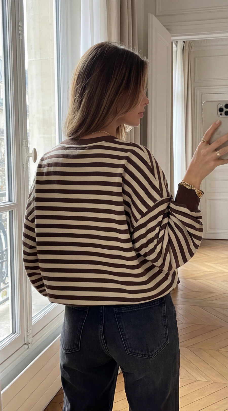 T-shirt à rayures élégant