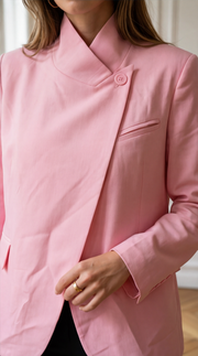Blazer asymétrique élégant