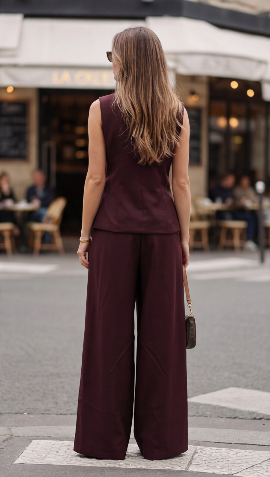 Blazer sans manches élégant