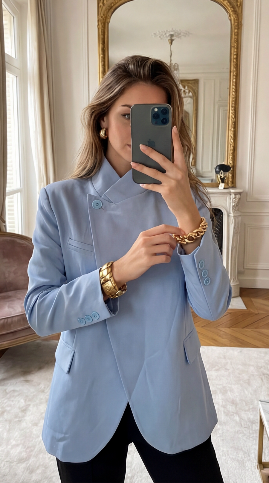 Blazer asymétrique élégant