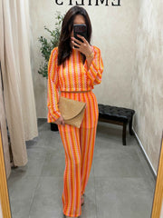 Pantalon crocheté