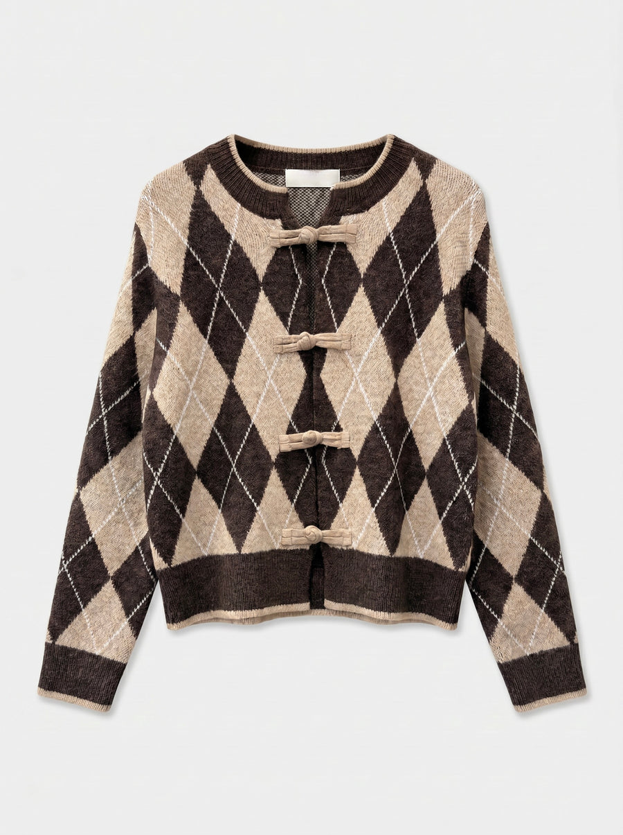 Pull Inès Marron