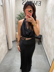 Robe en satin Alizé