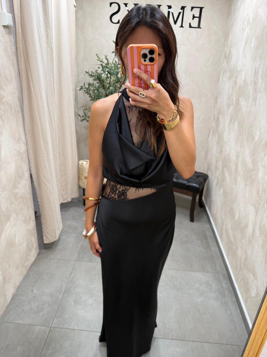 Robe en satin Alizé