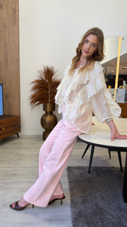 Chemise Légère à Franges Bohème Chic