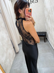 Robe en satin Alizé