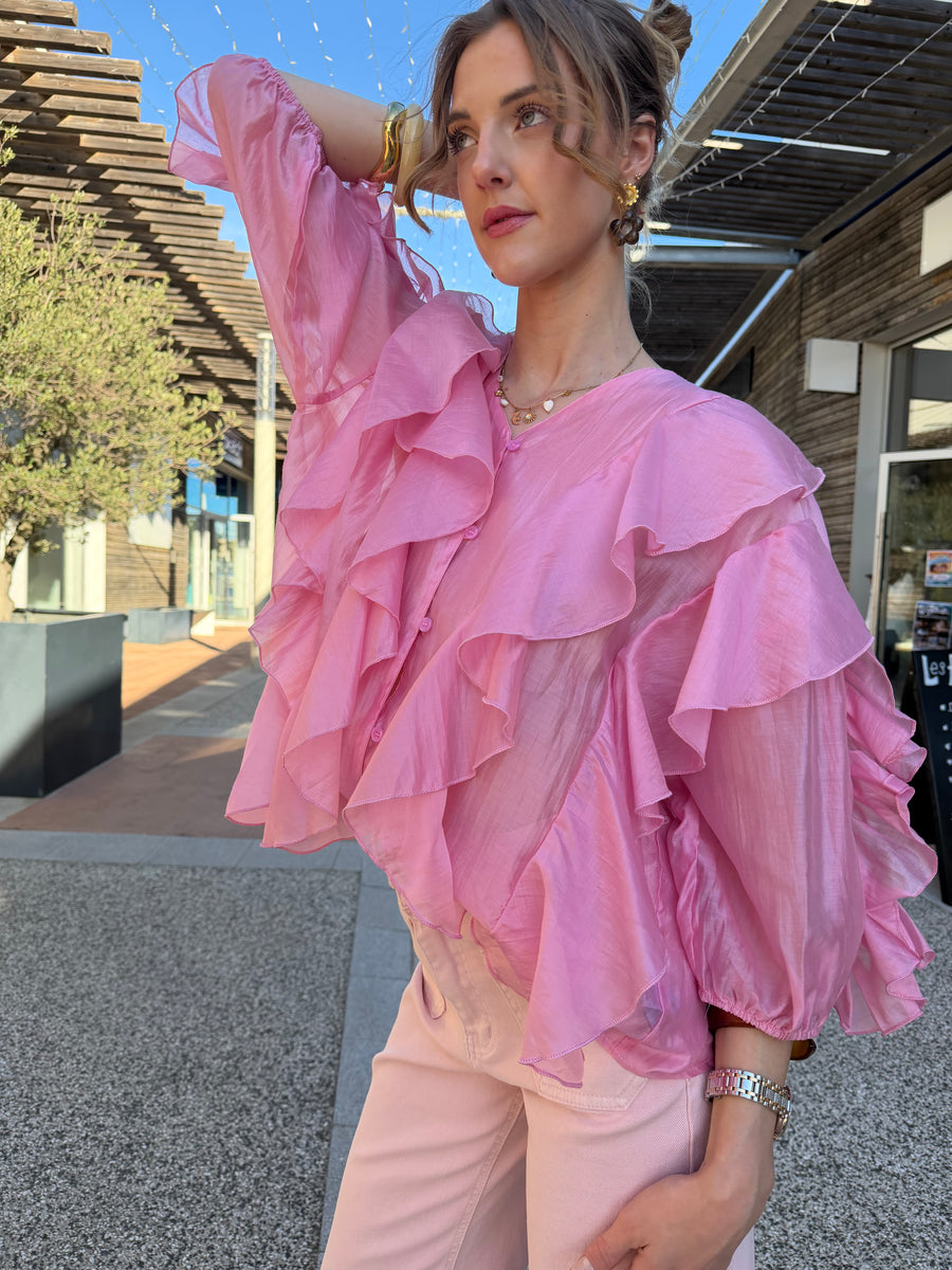 Chemise Légère à Franges Bohème Chic