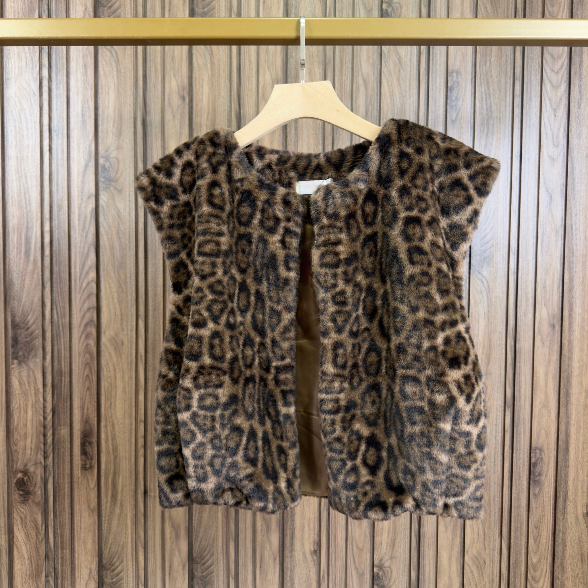 Veste sans manche Léopard