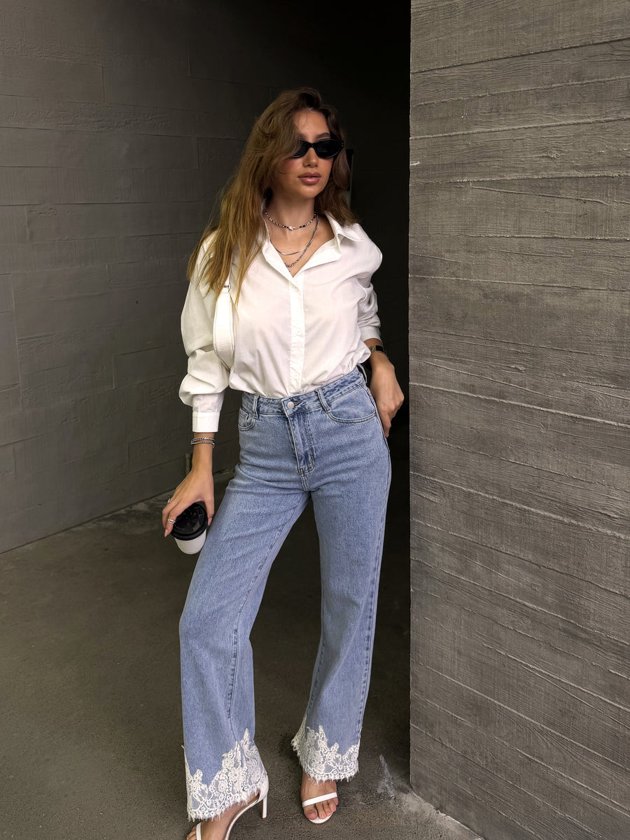 Jeans dentelle