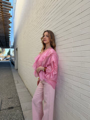 Chemise Légère à Franges Bohème Chic