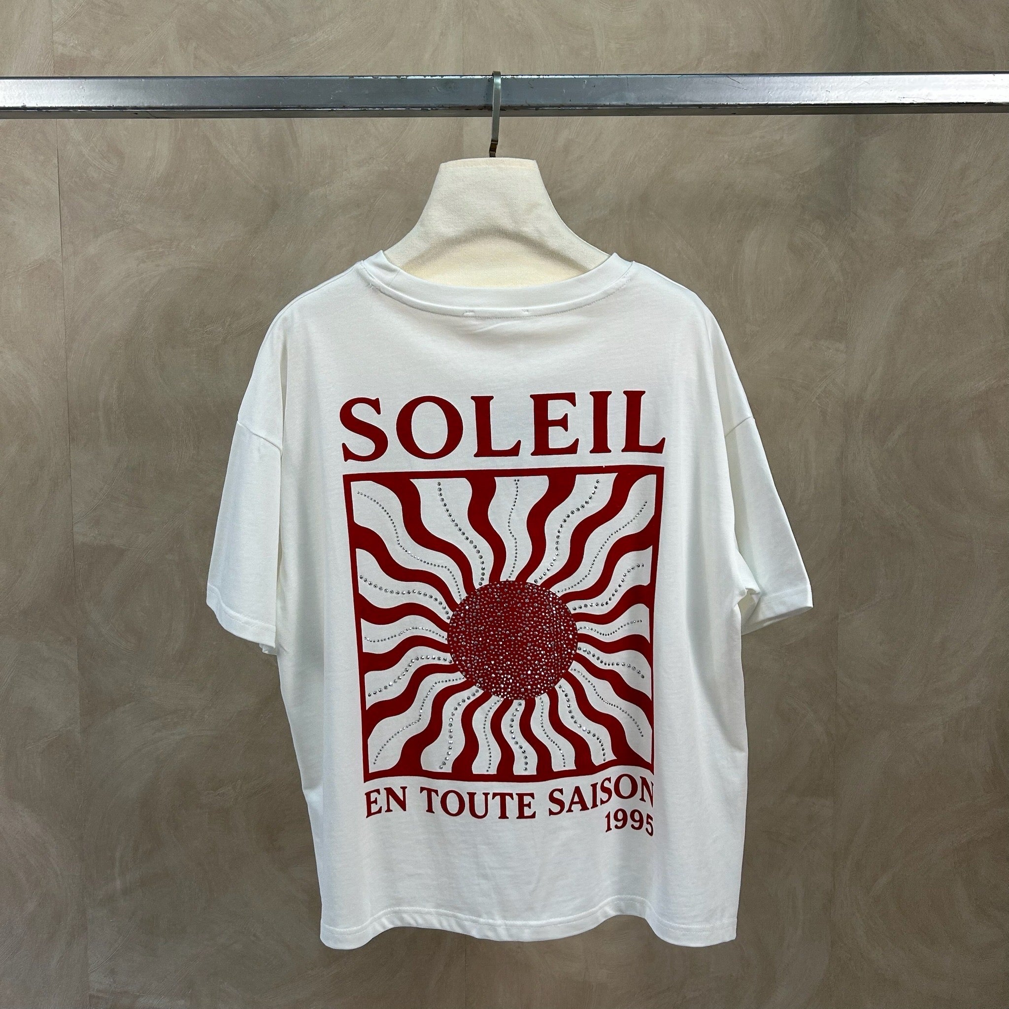 T-shirt SOLEIL Bordeaux