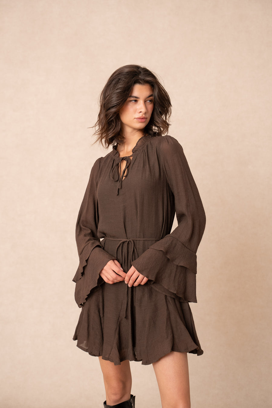 Robe Lilia Marron