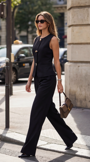 Blazer sans manches élégant