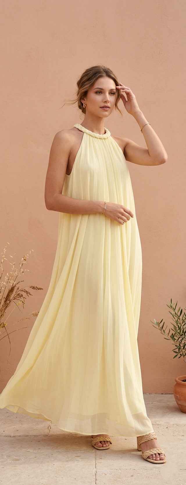 Robe Nour Jaune