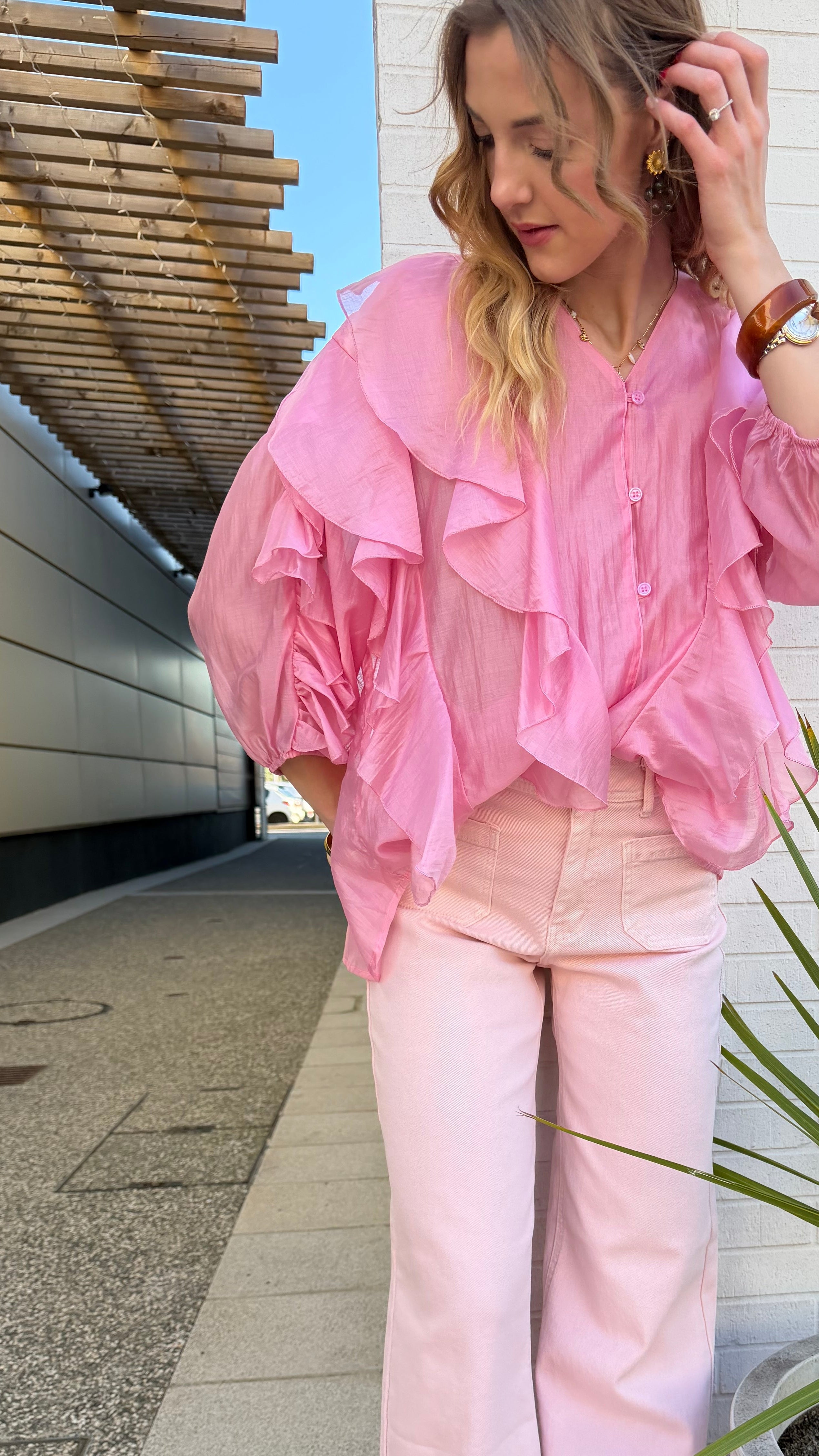 Chemise Légère à Franges Bohème Chic