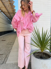 Chemise Légère à Franges Bohème Chic