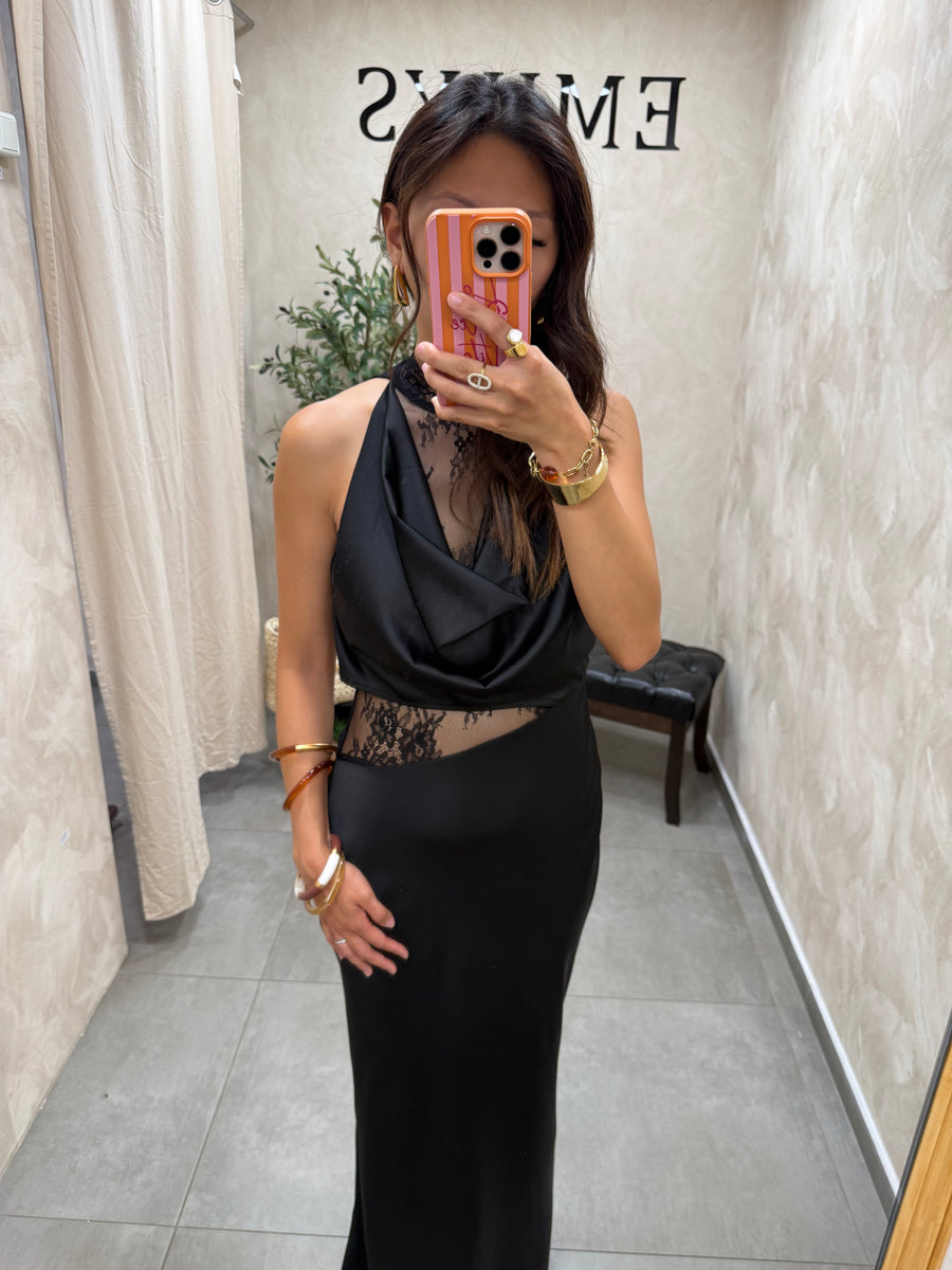 Robe en satin Alizé
