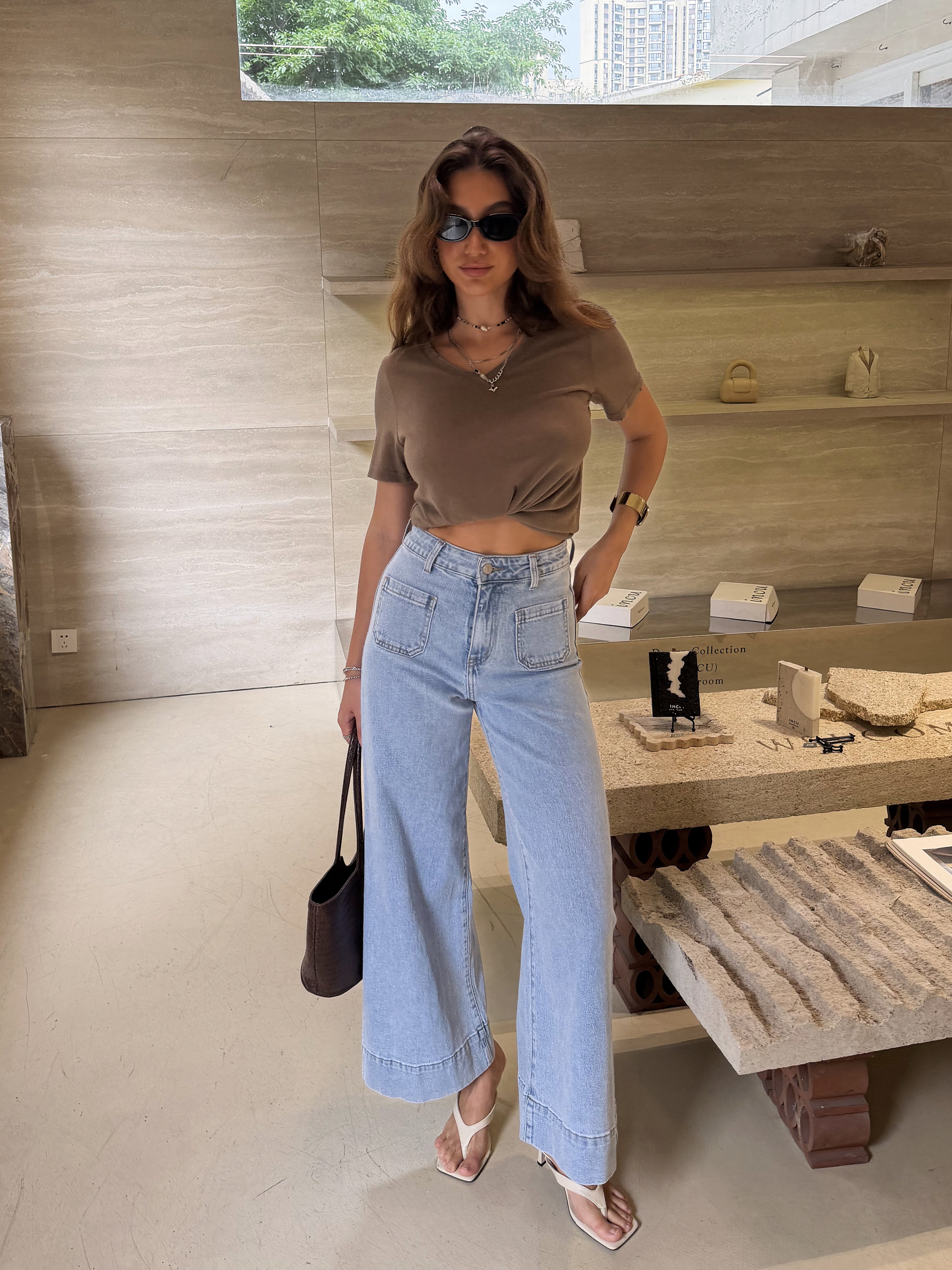 Jean deux poches devant