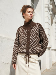 Pull Brune Zebre