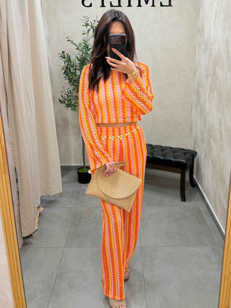 Pantalon crocheté