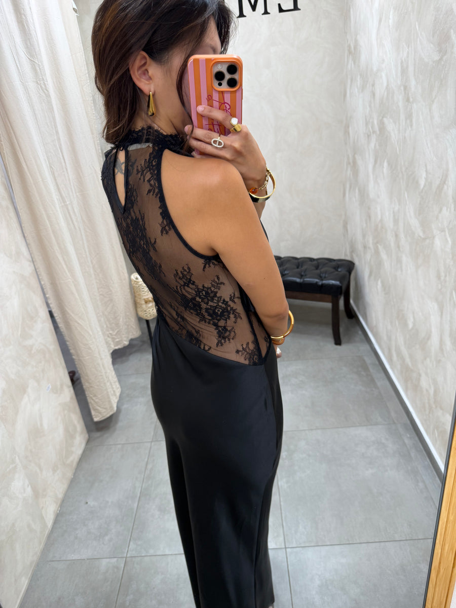 Robe en satin Alizé