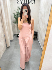 Combinaison pantalon rose