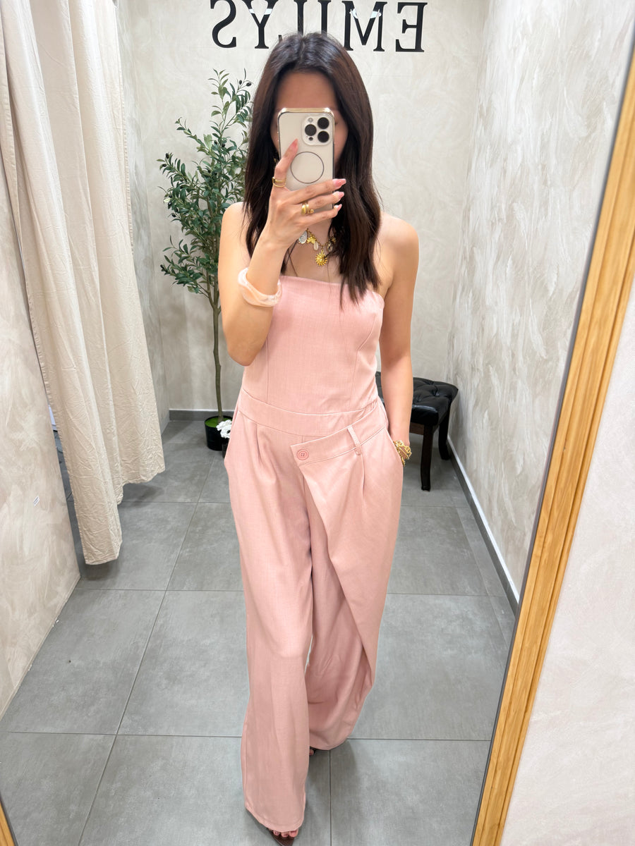 Combinaison pantalon rose