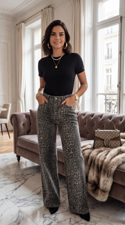 Jean Léopard - Le jean léopard pour un look sauvage