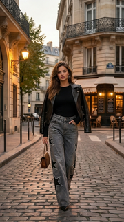Jean étoilé pour un look tendance