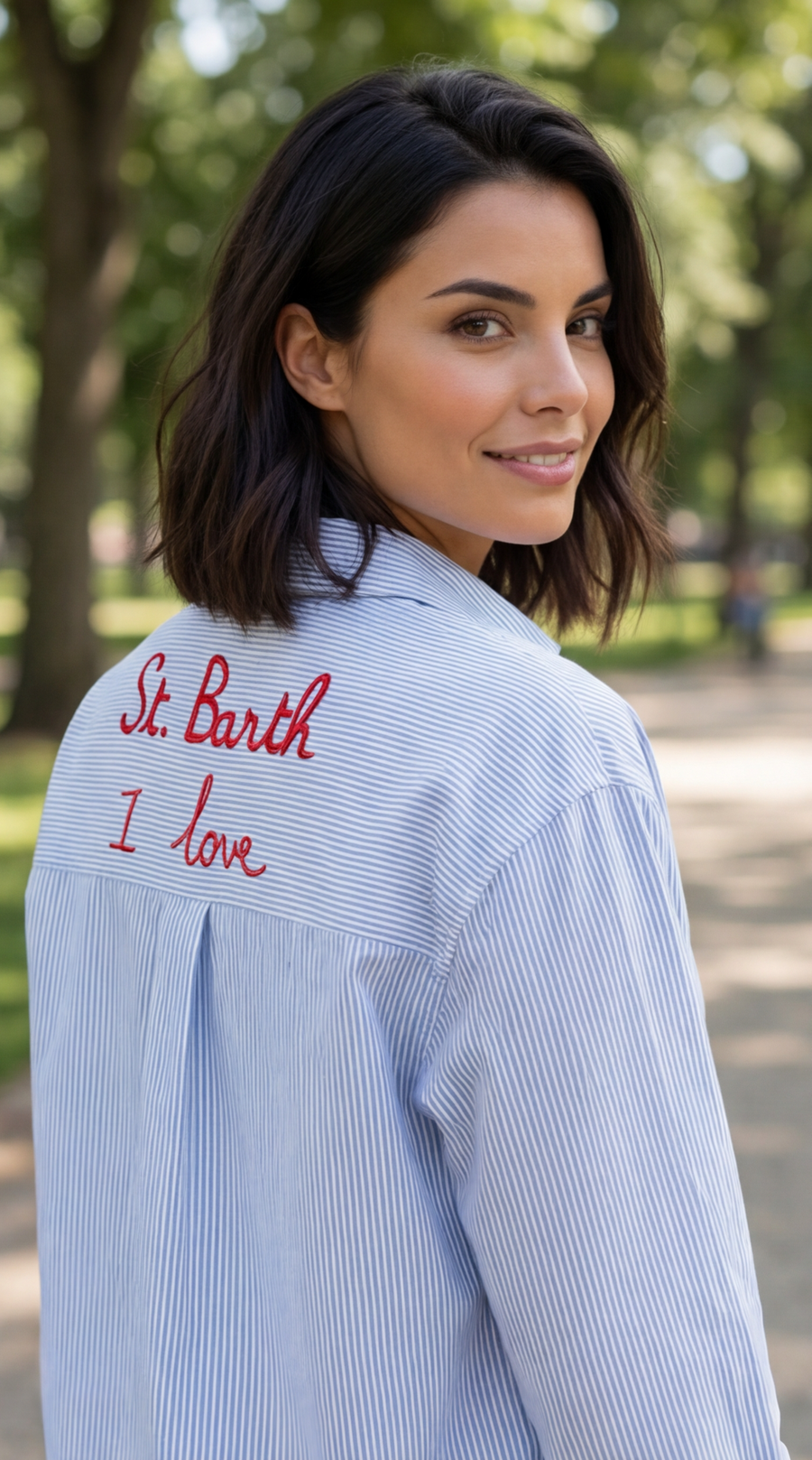 Chemise Bleu Chic à Rayures - Style Moderne