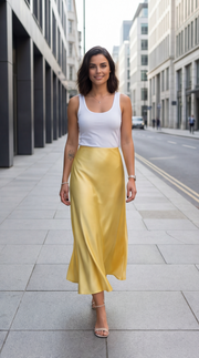 Jupe Longue Satinée Élégante - Chic & Tendance pour Toutes les Occasions