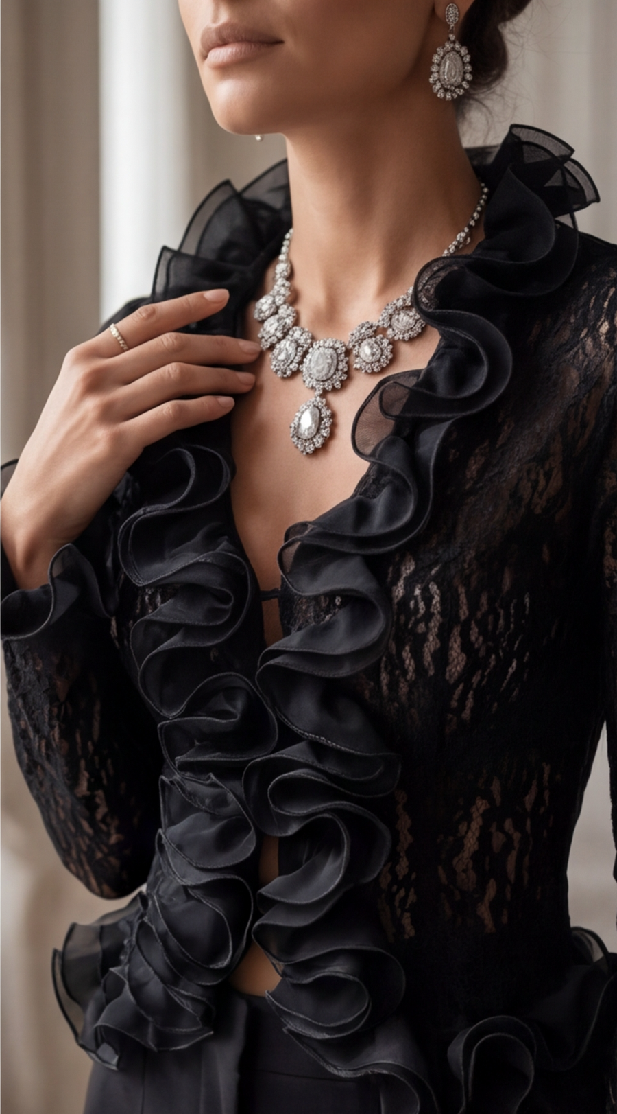 Top dentelle féminin et élégant - Un indispensable pour votre garde-robe