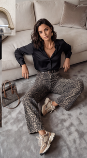 Jean Léopard - Le jean léopard pour un look sauvage