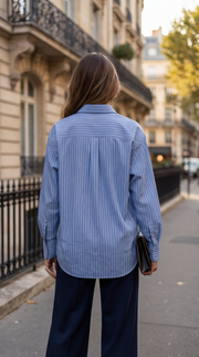 Chemise rayé avec cravate