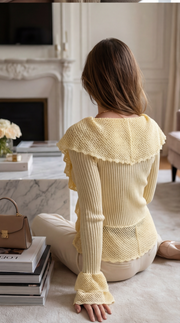 Cardigan jaune