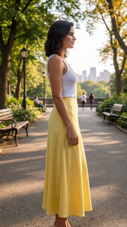 Jupe Longue Satinée Élégante - Chic & Tendance pour Toutes les Occasions