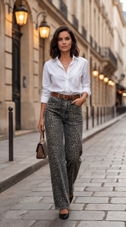 Jean Léopard - Le jean léopard pour un look sauvage